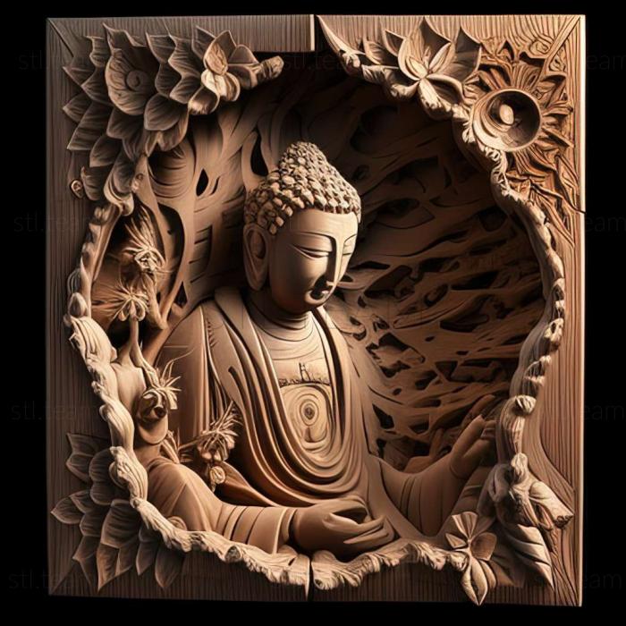 3D модель Будда Осаму Тэдзука (STL)